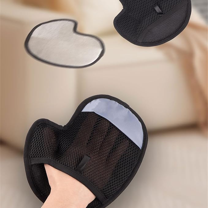 Pet Grooming Glove Double Side Hair Remover Brush Removes Shedding Hair for Dog Cats Grooming Supply Pet Massage Glove