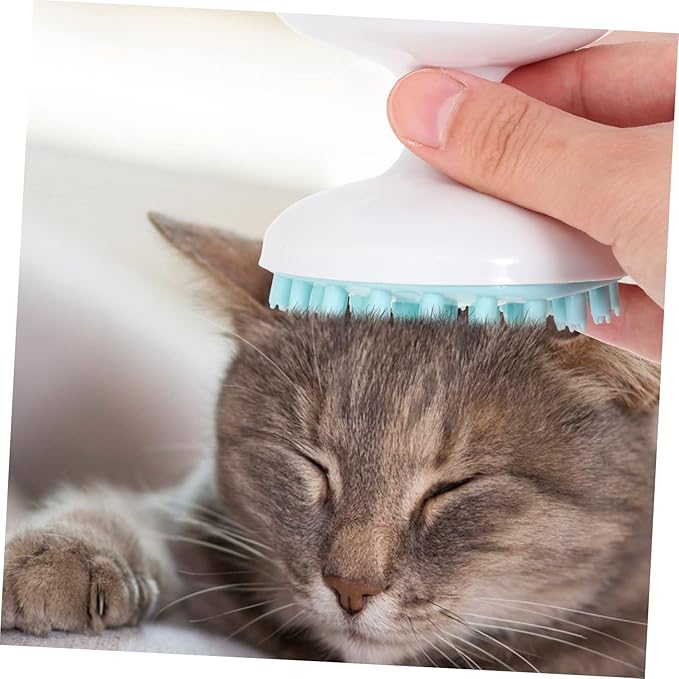 GALPADA Pet Cat Grooming Massage Brush Multi-functional Hair Removal Tool for Cats and Dogs Comfortable Bathing Comb for Shedding Household Pet