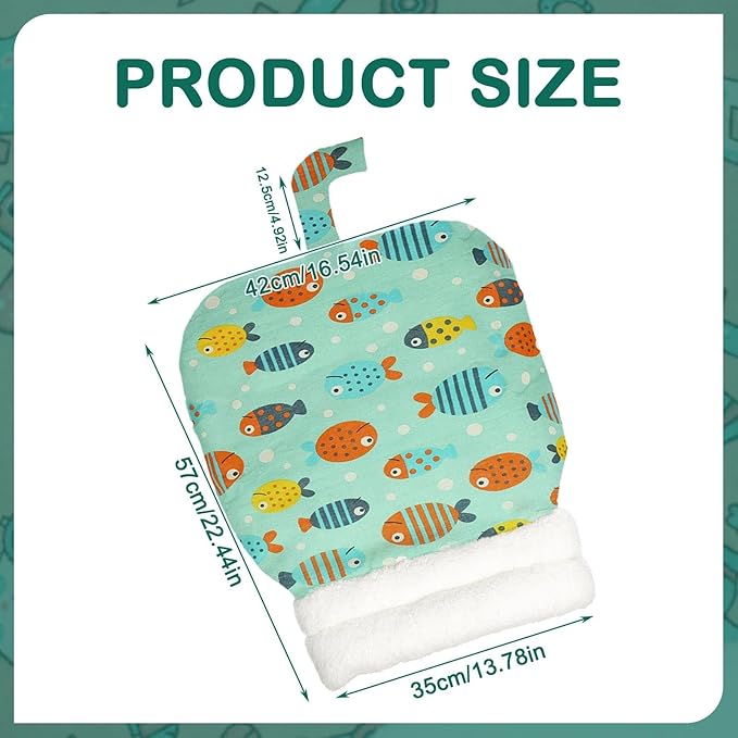 Cozy Cat Sleeping Bag, Cat Sleeping Bag for Indoor Cats, 360°Warm Cat Nap Sleeping Bag, Soft Plush Cat Sack Bed, Large Sleeping Bag for Cats up to 7.5Kg/16Lbs-Green