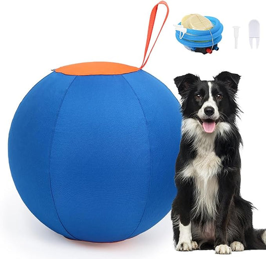 Dogs Herding Ball Toy Funny Interactively Pet Outdoor Inflatable Tooth Cleanning Chew Supplies Horse Balloon Horse Thrower
