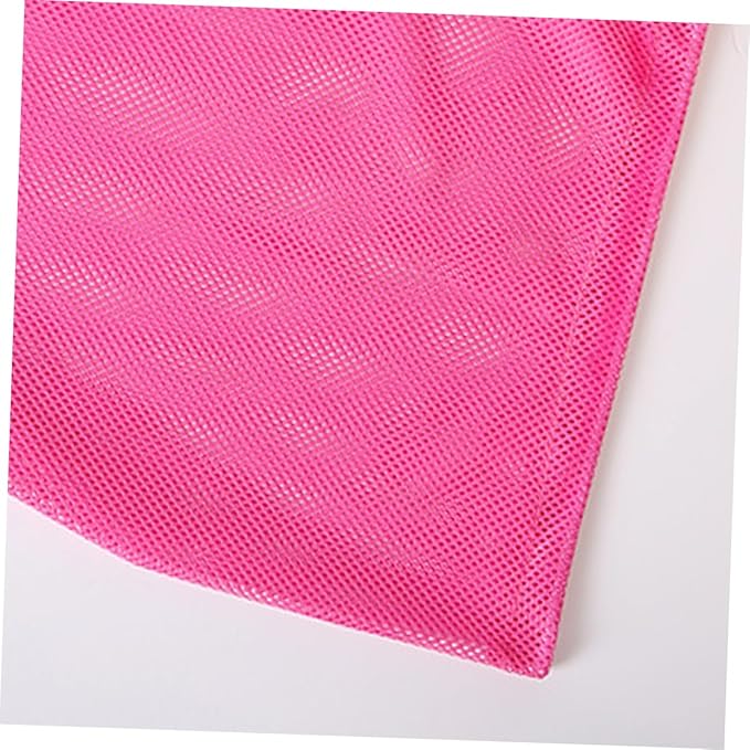 BESPORTBLE Multi-Function Cat Grooming Bag Breathable Mesh Pouch for Washing Nail Trimming and Feeding Color for Cats and Kittens Pull Rope Design