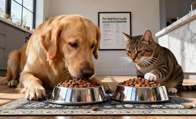 Dog Food Mat, Absorbent Waterproof Non-Slip Pet Cat Bowl Feeding Mat for Food & Water Pet Supplies 12 * 20"