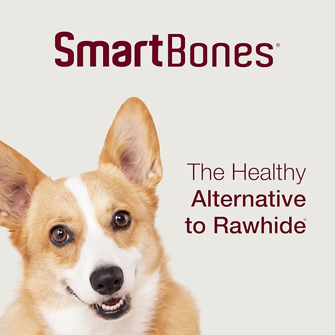 SmartBones SmartSticks with Real Peanut Butter, 25 Count, Treat Your Dog to a Rawhide-Free Chews for Dogs