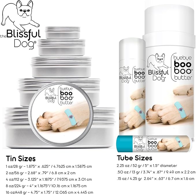 The Blissful Dog .50 oz Tube Cavalier King Charles Spaniel Booboo Butter