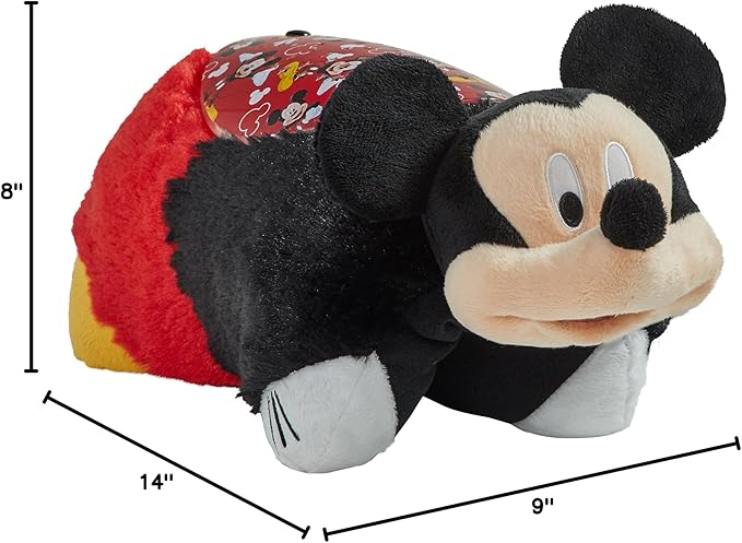 Pillow Pets Disney Mickey Mouse Sleeptime Lite Stuffed Animal Night Light