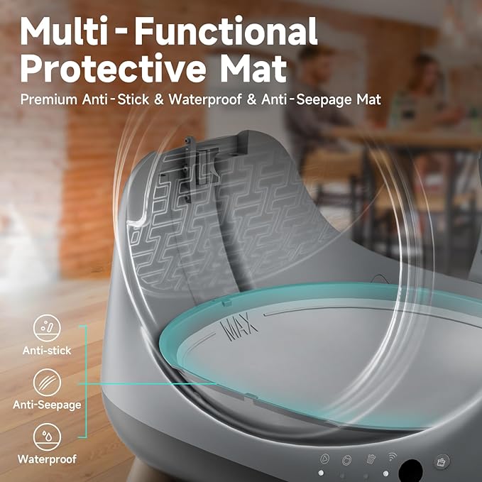 Self Cleaning Litter Box for Multiple Cats