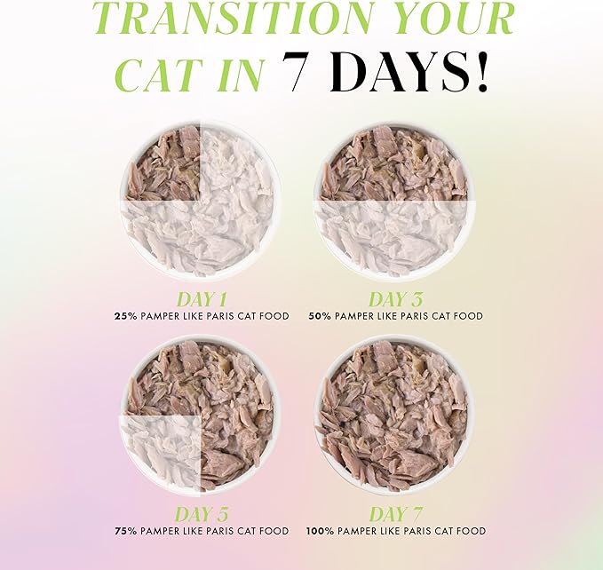 Weruva Paris Hilton Pamper Like Paris Natural Grain Free Wet Cat Food, Tuna in Gravy, 2.47oz Can (Pack of 12)