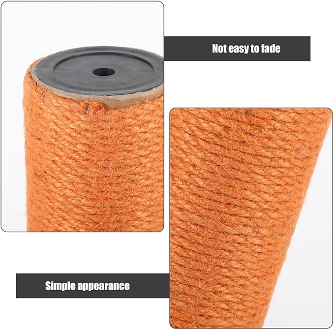 UPKOCH 2pcs Cat Scratching Posts for Indoor Cats Jute Rope Replacement Poles 40cm Height 8cm Diameter Sturdy Scratching Posts for Kittens
