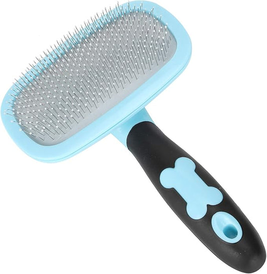 ZJchao Cat Hair Brush, Dog Brush Cat Brushes for Indoor 360 Degree Rotation Deshedding Dog Hair Removal Comb Pet Grooming Tool for Pets with Long or Short (with a Little Blue)