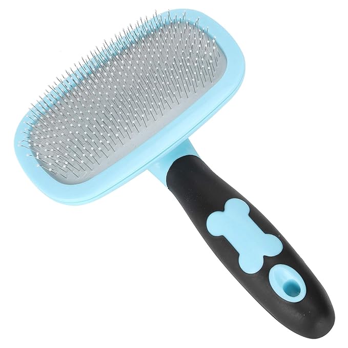 for Cat, for Dog, Deshedding Brush, 360 Degree Rotation, Hair Comb, Removal, Grooming Tool, Pet Supplies (With a little blue)