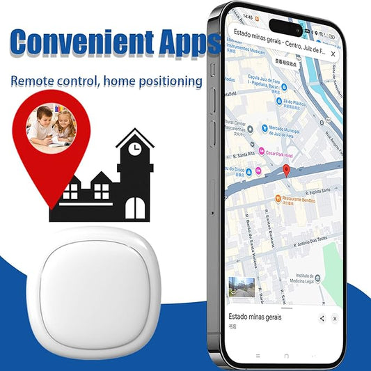 GPS Tracker for Vehicles, Pets & Kids – No SIM Card or Subscription Needed, Real-Time Mini Tracking Device with Free App, Waterproof & Magnetic, Long Battery Life Locator for Cars, Dogs, Assets
