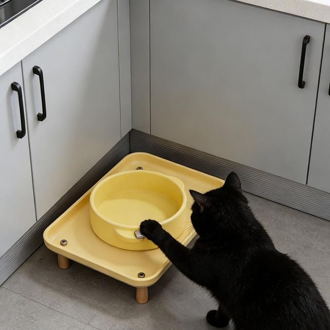 Raised Pet Feeder Stand Cat Dog Bowl Tray for Pet Supplies Food Dispenser