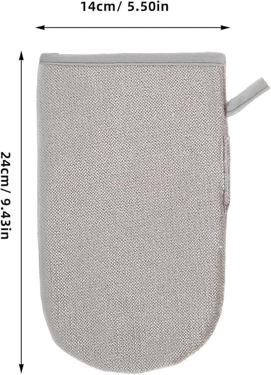 UPKOCH 2pcs Pet Hair Remover Glove: Electrostatic Pet Hair Removal Glove for Furniture Clothes - Double-Sided Grooming Mitt for Dogs Cats