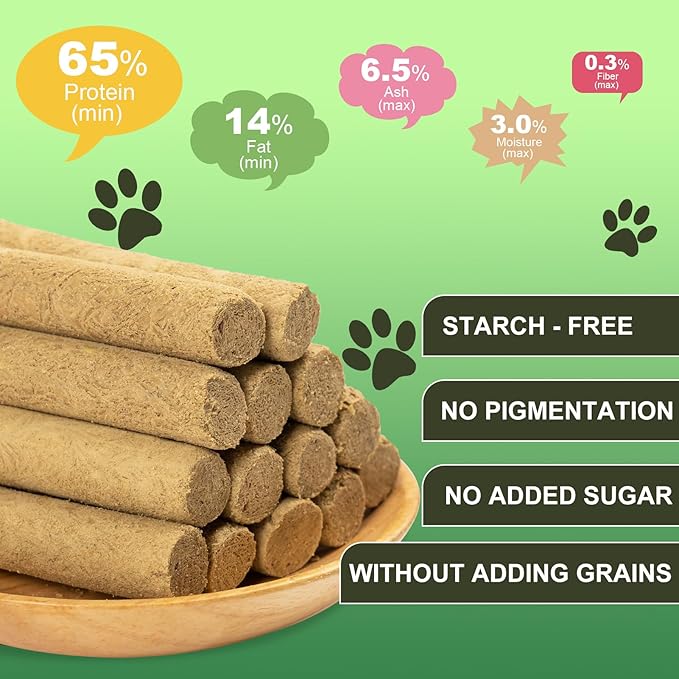 Cat Grass Teething Stick 80g - Freeze-Dried Chicken & Salmon Dental Cat Treats Hairball Control, High Protein Snacks for Kittens & Cats