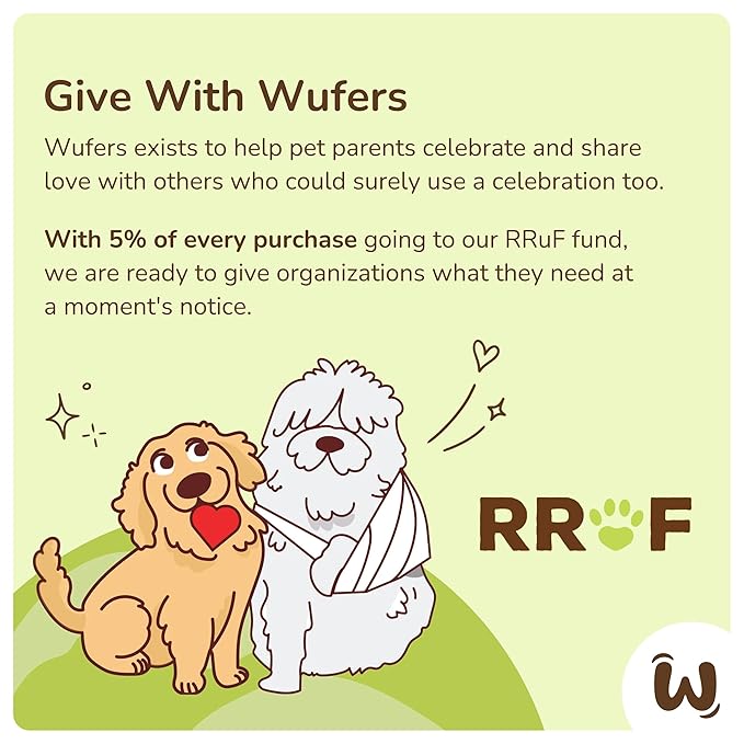 Wufers Birthday Boy Cookie Box | Gifts for Dogs | Gourmet-Decorated Treats | Made with Locally Sourced Ingredients (Blue - Birthday Boy)