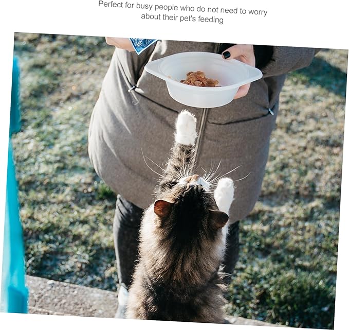 BESPORTBLE Automatic Pet Food Dispenser with High Grade Material Smooth Design for Cats and Pet Supply for Convenient Feeding and Portion Control