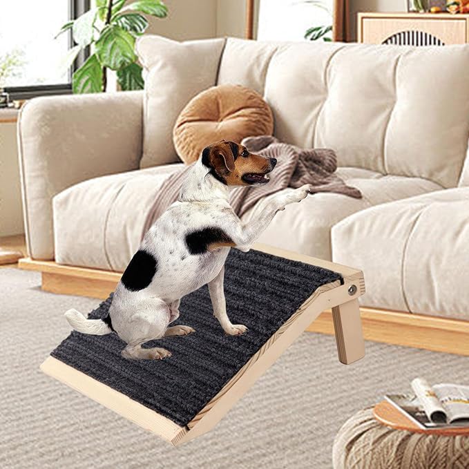 Dog Ramp Stairs Pet Supplies Wood Pet Ramp for Senior Injured Dogs Sofa Bed