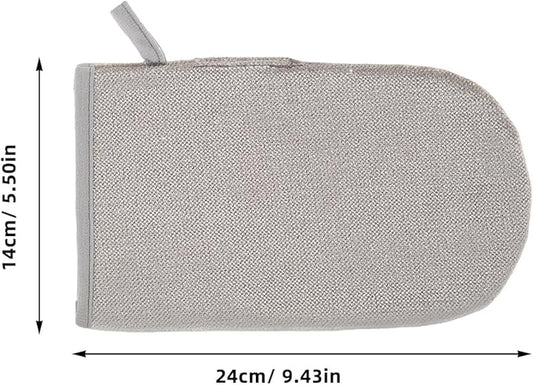 BESPORTBLE 2pcs Electrostatic Pet Hair Removal Glove Double-Sided Grooming Mitt for Dogs Cats Efficient Static Hair Remover for Furniture Clothes Carpets Car Seats Comfortable Wearable Design