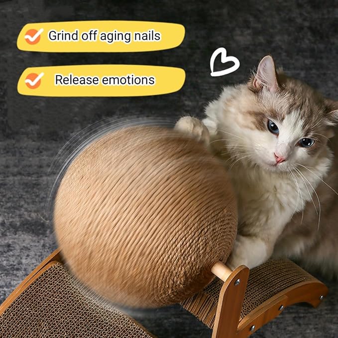 Scratch pad for Cats,cat Scratching Post,Cardboard cat Scratcher,Kitten Scratcher,sisal cat Scratching Board,cat Scratch pad-FANJUN-AMTECH (L)