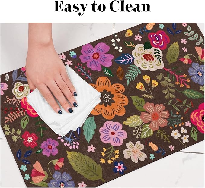 Dog Food Mats for Floors, Absorbent Dog Bowl Mat for Food and Water Dispenser, Quick Dry Cat Food Mat Pet Supplies