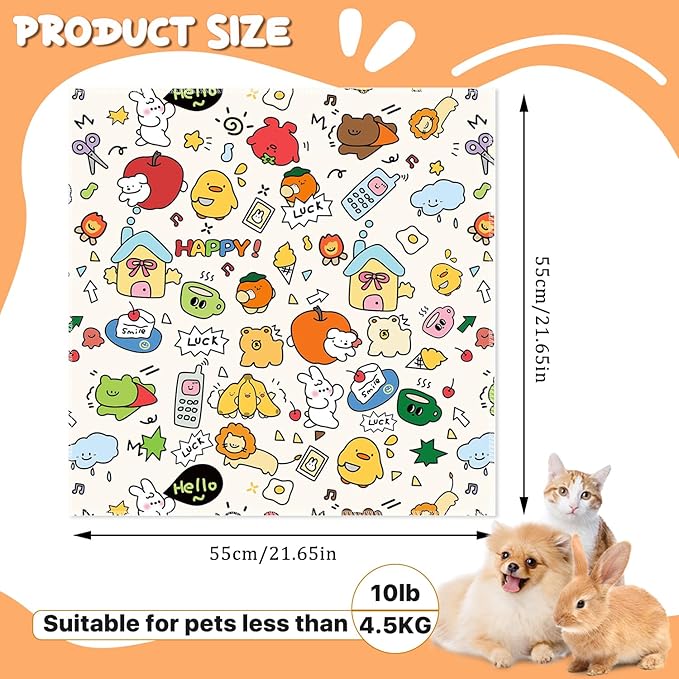 21.45" Self-Adherent Cat Wrap for Cutting Nails, Anti-Runaway Scratch Bitten Adjustable Cat Swaddle Wrap for Stress-Free Nail Trimming,Bathing,Cat Grooming Supplies