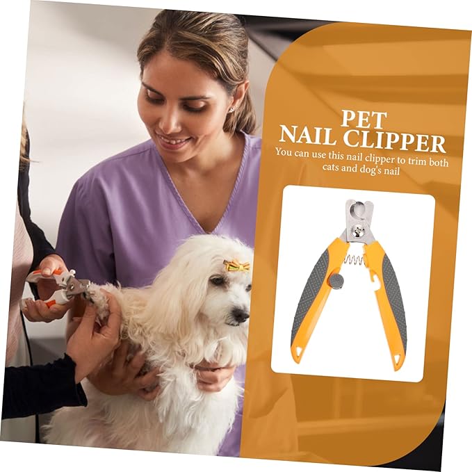 BESPORTBLE Household Cat Nail Clipper Ergonomic Pet Clipper for Dogs and Cats Portable Nail Trimmer for All Breeds and Design for Easy Grooming