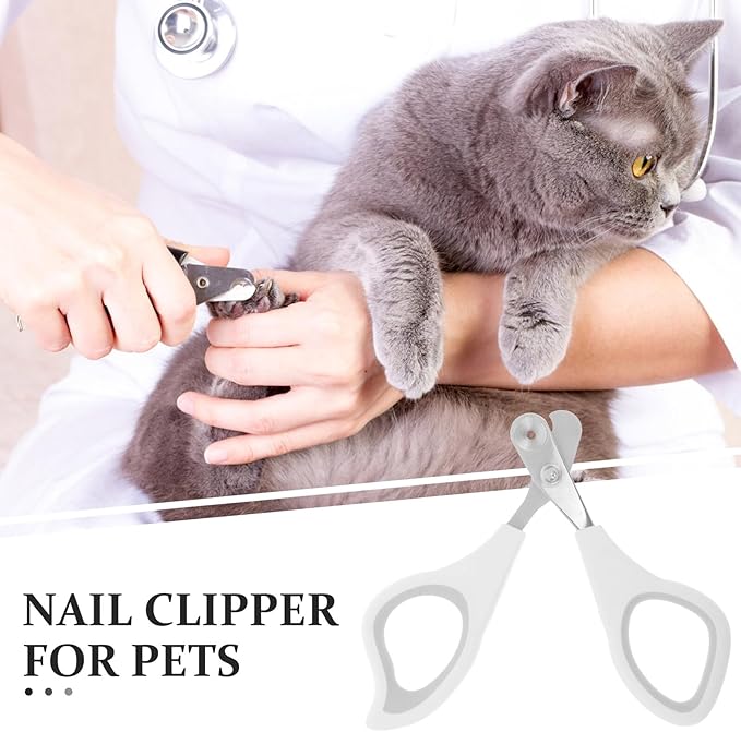 Angoily Professional Pet Nail Clipper for Cats and Dogs Labor-Saving Sharp Trimmer with Safety Guard for Small Breeds for Kitten and Puppy Nail Grooming Stable and Easy to Use