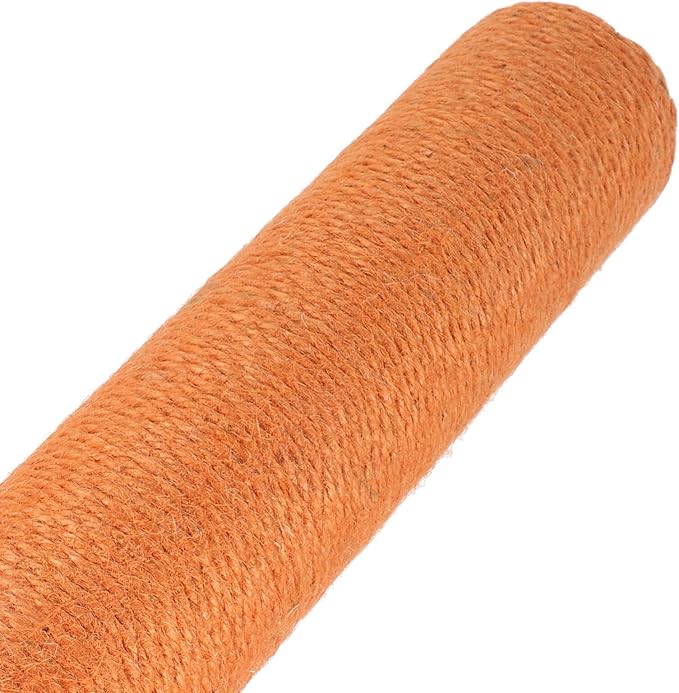 POPETPOP Cat Scratch Post Replacement Rope for Indoor Cats Scratching Post Sturdy Base for Furniture and Playtime Height