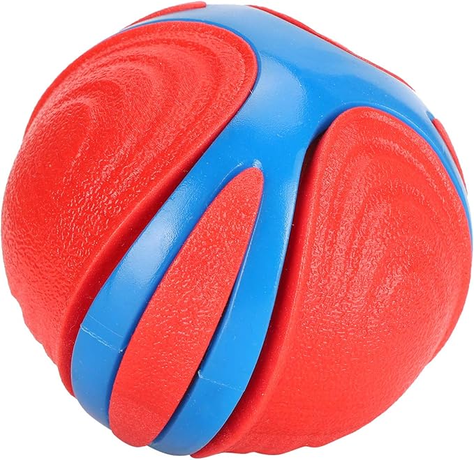 Puppy Chew Toy Solid Dog Balls, 3.5 Inch Bite Trainer Ball - Durable Flexibility, Interactive Pet Chewing Supplies for Anxiety Relief