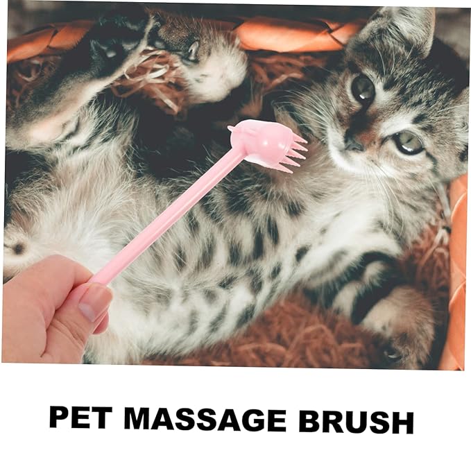 BESPORTBLE 3pcs Grooming Brush Cat Cleaning Brush Slicker for Dogs Cats Massage Tool Material Pet Accessory