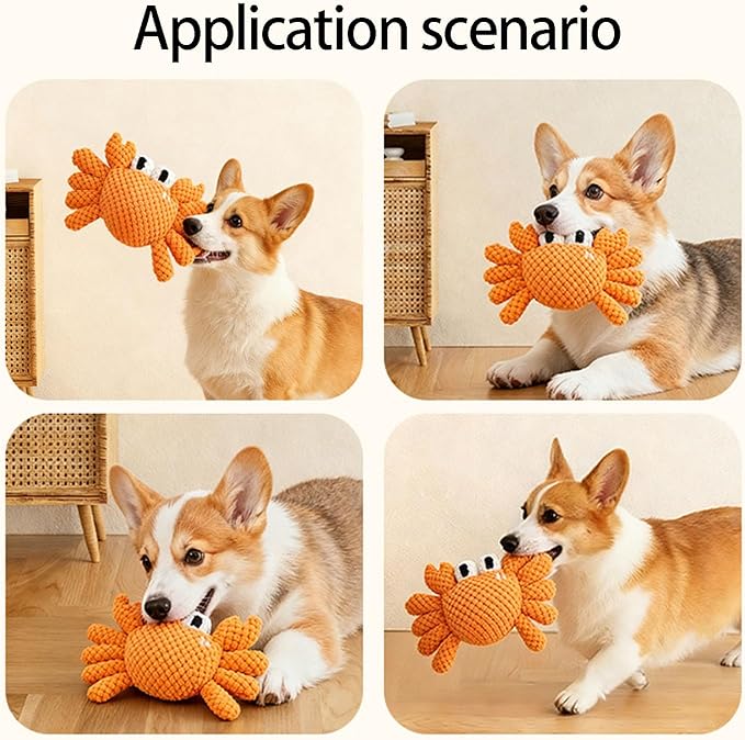 Dog Squeaky Chew Toy Interactively Teeth Pet Training Sounds Supply Sound-Making Chew Interactive Teeth Training Enrichment