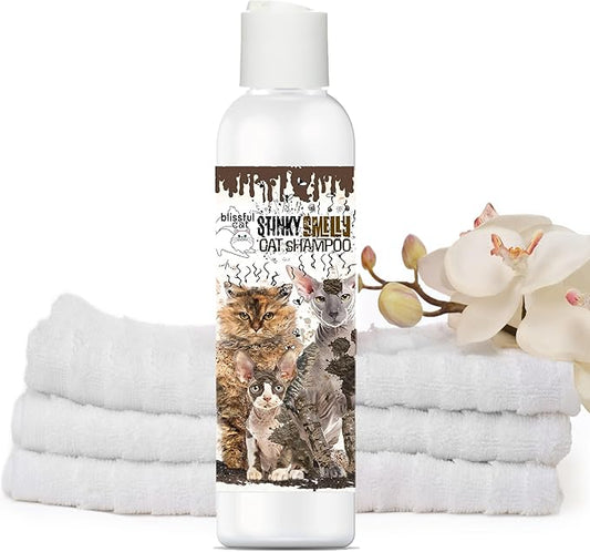 The Blissful Dog Stinky Smelly Cat Shampoo, 8-Ounce
