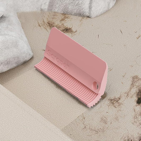 Cat Grooming Brush Silicone Dog Hair Remover Tool Double-Sided Pet Comb for Cat Dog Rabbit (Pink, One Size)