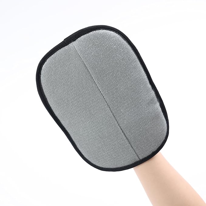 Upgraded Pet Hair Removal Glove – Electrostatic Five‑Finger Design for Effortless Dog & Cat Hair Removal on Couch, Carpet, Car Seats, Bedding & Laundry – Reusable & Washable