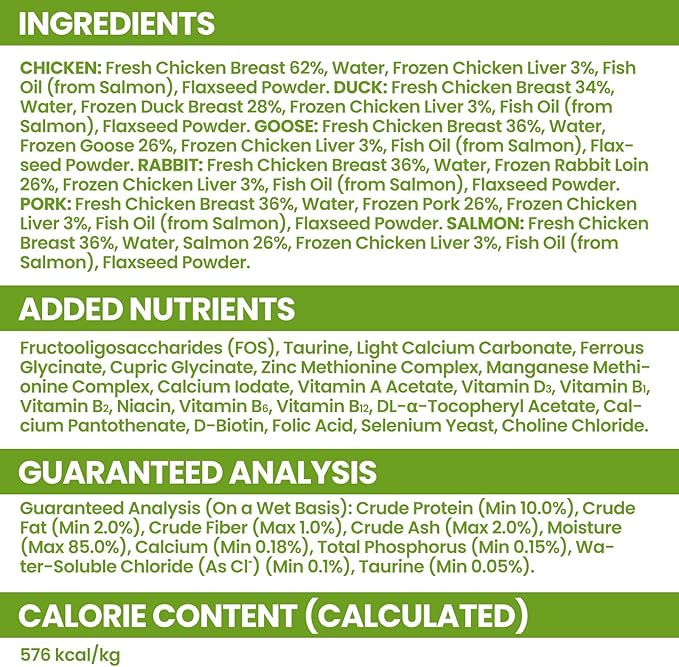 OPET Pate Wet Cat Food Lickable Bisque Wet Cat Treats Cat Food Topper,Free Grain, No by-Product,No Fillers, Thick & Squeezable, 3oz Pouch (Pack of 6)