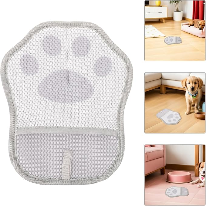 3pcs Pet Hair Cleaning Gloves Static Electrostatic Grooming Mittens for Dogs and Cats Reusable Polyester Gloves for Hair Removal and Bathing