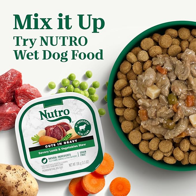Nutro Natural Choice Senior Dog Food, Lamb & Brown Rice Recipe, 4.5 lb. Bag