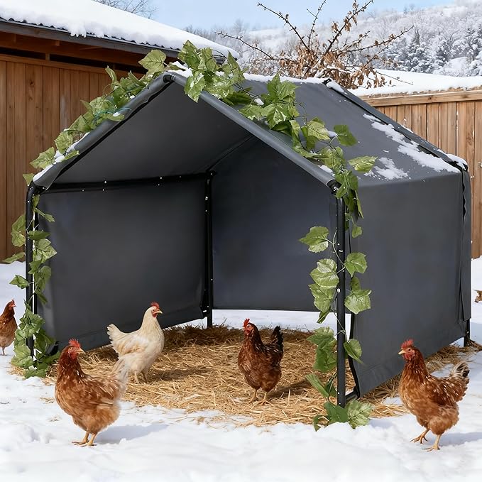 Large Dog Shades for Outside - LitaiL Outdoor Dog Kennel for Small Dogs, 47.2" x 47.2" x 39.4" Outdoors Sun Rain Canopy Pet House, Waterproof Pet Canopy Shelter for Small Animals