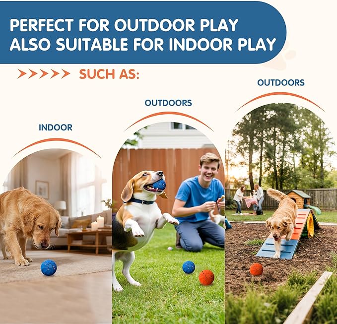 Smart Interactive Dog Toys,Vibrating Dog Ball,Automatic Moving/Bouncing/Rotating,Water Resistant Balls for Medium Large Dogs - Chase Pet Toys to Keep Them Busy (Blue)