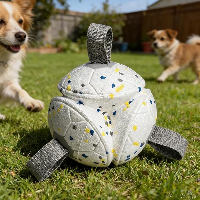 Dog Toy Balls, Interactive Stimulating Pet Supplies, Dog Chew Toys Fetch Ball, for Small Large Breed Aggressive Chewers Indoor Outdoor Enrichment Stimulation Boredom