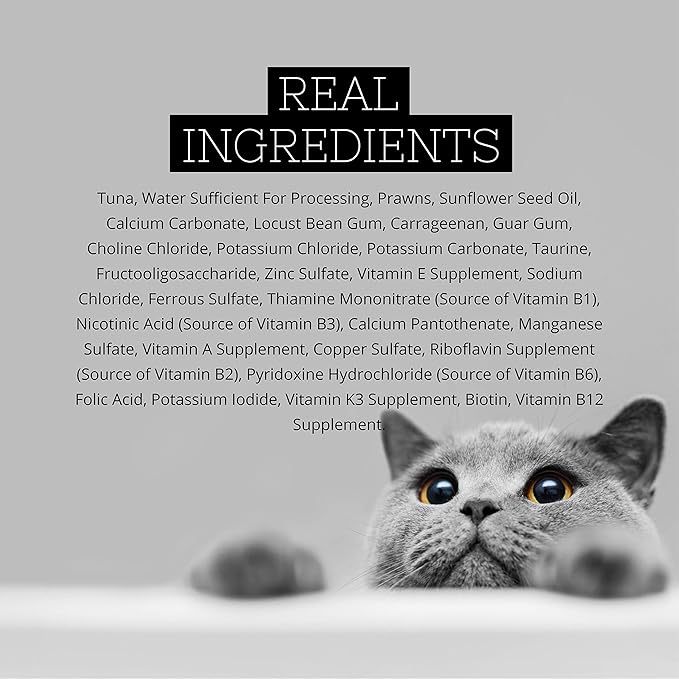 Fussie Cat Premium Tuna & Prawns in Aspic Grain-Free Wet Cat Food 2.82oz, case of 24