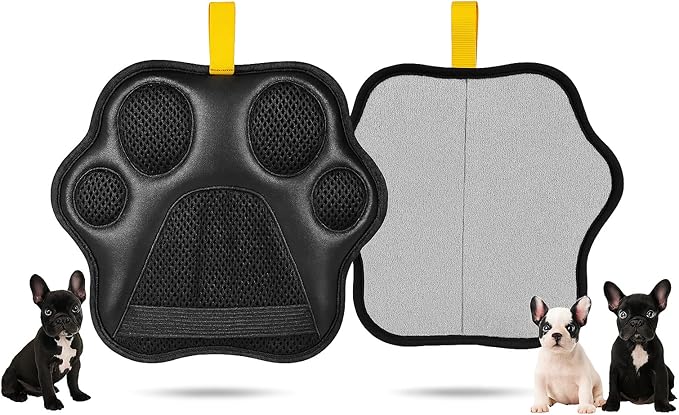 Pet Hair Remover Glove – Reusable Dog and Cat Grooming Glove, Pet Hair Removal Brush for Furniture, Clothes, Carpet, Car Seats – Washable and Eco-Friendly Grooming Supplies