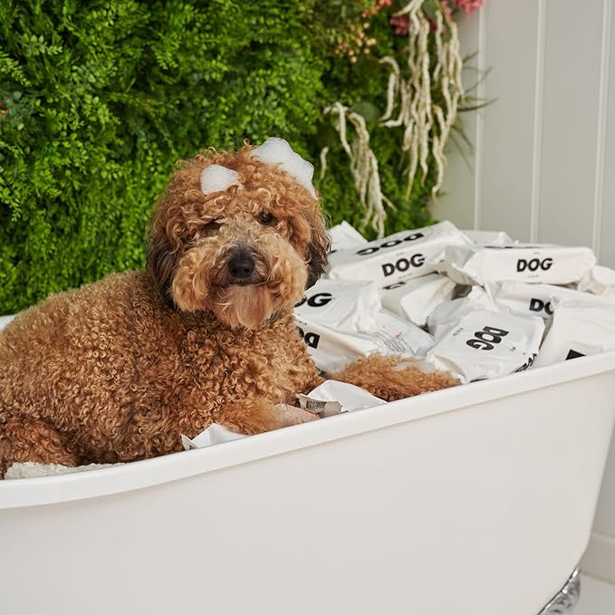 DOG by Dr. Lisa - Dog Wipes - Plant-Based, Natural Bathing Wipes for Dogs - Made from 100% Compostable Bamboo - Vet-Created - Vegan, Non-Toxic - 960 Count