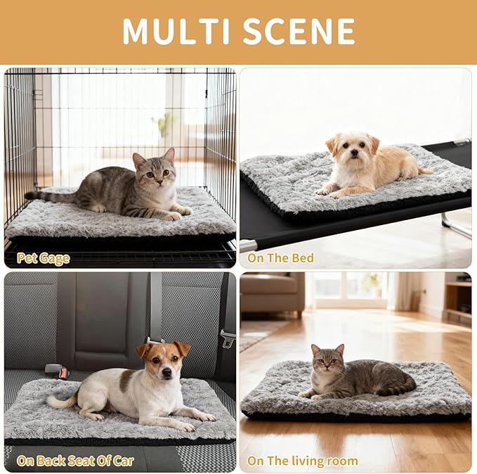 NAMOTEK Self-Warming Cat Bed Indoor/Outdoor Super Soft Self Heating Pet Mat Washable Thermal Pad for Cat & Dog 29x19.6 inch