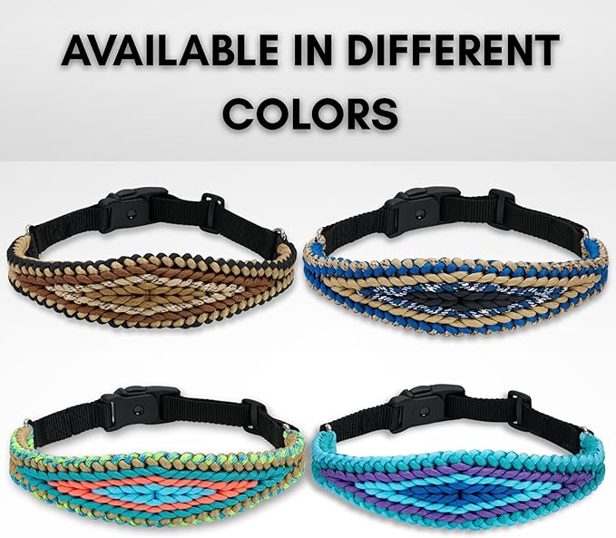 E-Collar Cover - For Large Dogs with 22-25" Neck Size - Adjustable Nylon Cord, Quick Release Buckle, Heavy Duty Loop Strap Compatible with Dogtra, Educator, SportDog, Garmin, Bousnic, Jugbow (Riviera)