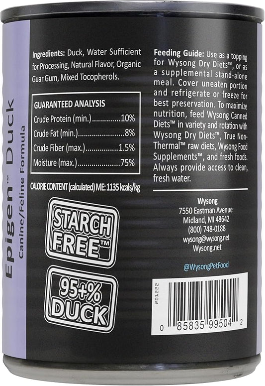 Wysong Epigenβ’ Duck Canned Dog & Cat Food