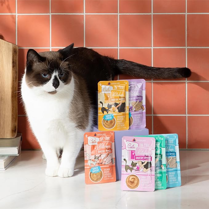 Weruva Cats in The Kitchen Pantry Pours, Chicken Bisque, 1.4oz Pouch, Pack of 12