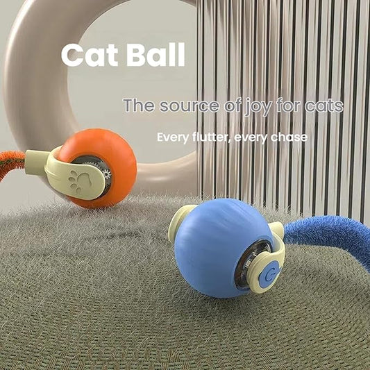Interactive Cat Toys for Indoor Cats,Automatic Moving Kitten Toys,Cat Toys for Bored Indoor Adult Cats,Smart Rechargeable Cat Enrichment Toys for Small/Medium/Large Cats to Keep Them Busy, Cat Balls