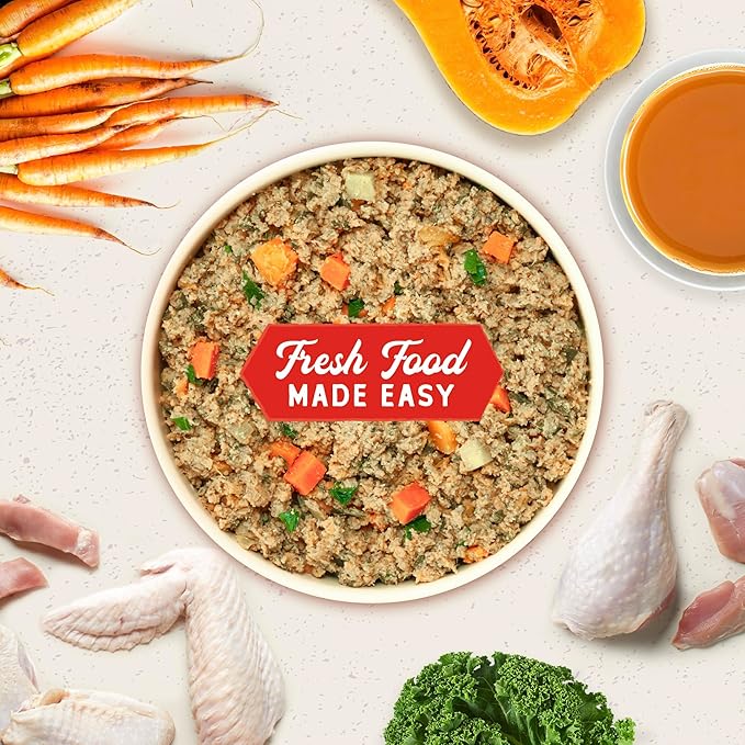 Stella & Chewy's FreshMade Frozen Fresh Grain-Free Gobblin' Good Dog Food, 16-oz pouch (Pack of 8)