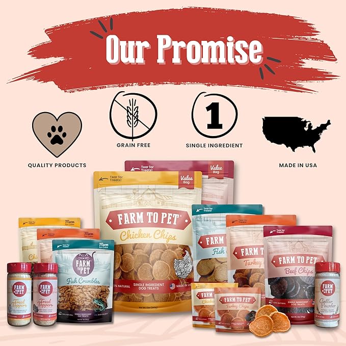 Farm To Pet - Dry Dog Food Topper - 4.7 oz Turkey Meal Toppers for Dogs, Single Ingredient, Lean, All Natural, Healthy Food for Small, Medium, Large Breeds, & Puppies, Made in USA